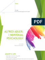 ALFRED ADLER - Week 4