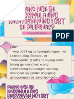 Paano Nga Ba Nagsimula Ang Kasaysayan NG LGBT Sa Pilipinas?