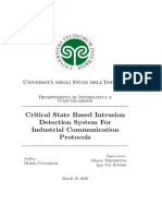 Critical State Based Intrusion Detection