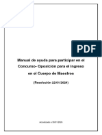 Manual de Ayuda Concurso-Oposición Maestros