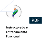 Instructorado en Entrenamiento Funcional