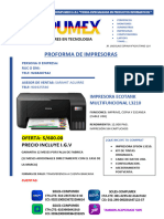 Proforma de Impresoras