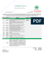 Propuesta Economica Estacion Perinorte Hermosillo