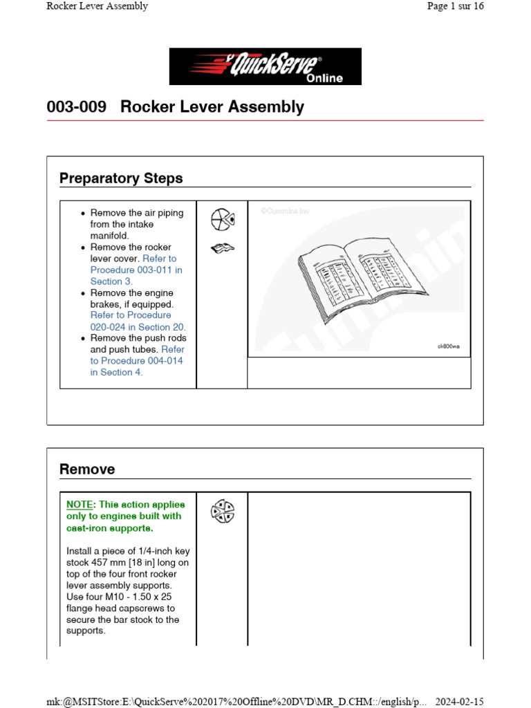 Remove Rocker | PDF | Screw | Vehicles