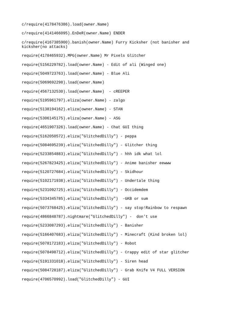 Scripts LUA | PDF