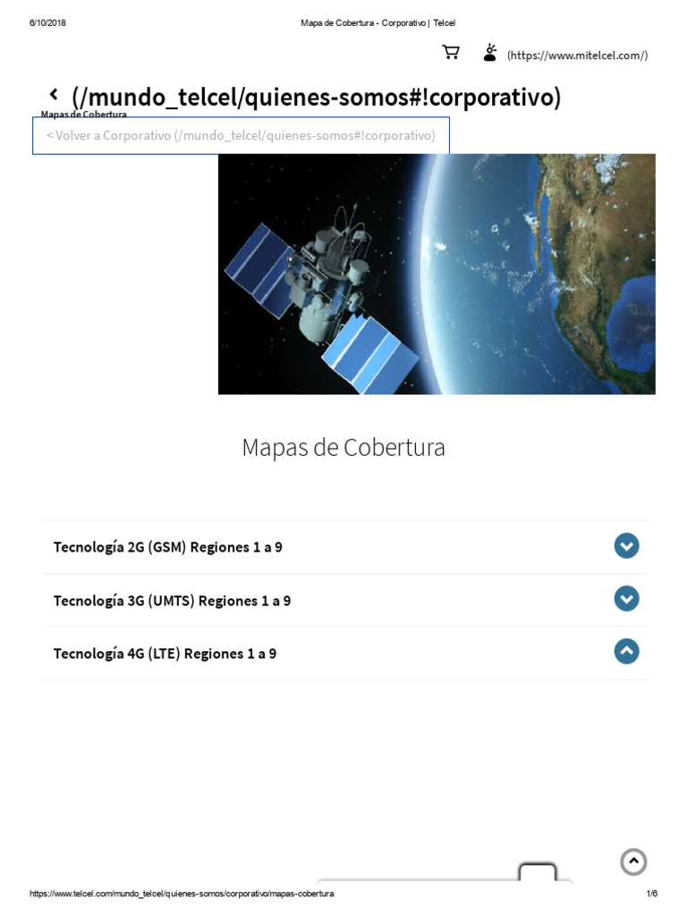 Mapa de Cobertura Telcel en México | PDF