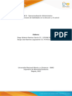 Unidad 2. Fase 3 - Comprensión de Habilidades en La Dirección y El Control