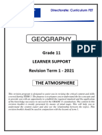 Geography Grade 11 Revision Term 1 - 2021