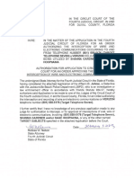 Authorization For Application Interception of Wire Electronic Communications 2-3-23 R