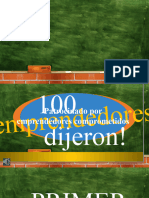 100 Emprendedores Dijeron