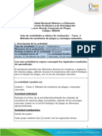 Tarea 2 - Métodos de Monitoreo de Plagas y Enemigos Naturales