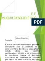 E.F. Músculo-Esquelético Alumnos