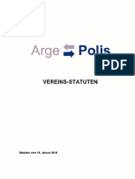 Statuten Des Vereins Arge Polis Vom 19. Januar 2018