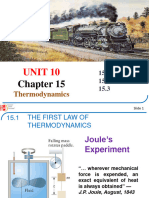 UNIT 10-PHY 131-Chapter 15-Thermodynamics