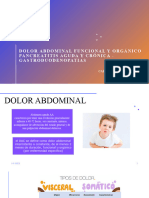 Dolor Abdominal Funcional y Orgánico