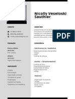 Currículo Profissional Administração Corporativo Tradicional Preto