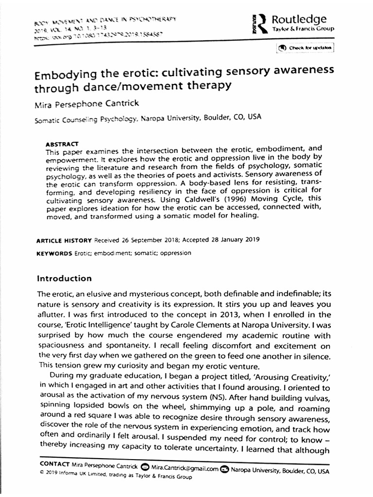 Embodying the erotic pdf