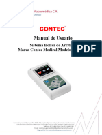 Manual de Usuario Del Holter de Arritmia Contec TLC9803
