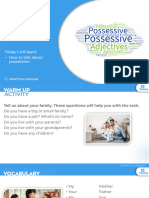 P.E A1 - 889 Possessive Adjectives