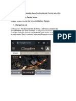 TRABALHOS DE USABILIDADE DE DISPOSITIVOS MOVÉISofinal