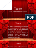 Artes Escenicas 1ero Teatro