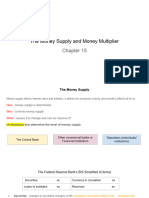 The Money Supply and Money Multiplier