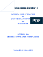 Section Lo Vehicle Standards Compliance