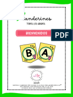 Banderines Bienvenida@ENPRIMERCICLO