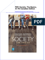 Full Download Ebook PDF Society The Basics Seventh 7Th Canadian Edition Ebook PDF Docx Kindle Full Chapter