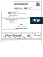 Nota Fiscal de Serviços Eletronica