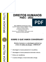 Aula V - Direitos Humanos e A Abordagem Policial Nos Crimes de Trafico de Drogas