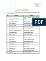 Surat Tugas Peserta Spectra 12.0