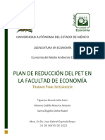 Proyecto de Reducción de PET en La Facultad de Economía.