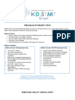 KidStart Grant Application