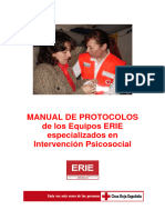 Manual de Protocolos de Actuacion de Los ERIE de Intervencion Psicosocial