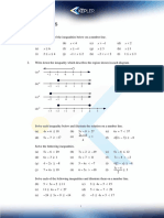 Inequalities Exercises