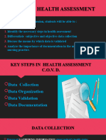 Steps in Health Assessment