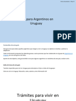 Guia para Argentinos en Uruguay 1.3