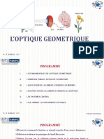 Cours D'optique Géométrique