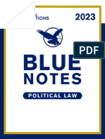 (2023) BLUE NOTES - Political and Public International Law