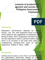 Enhancement of Productivity Engagement and Success For Philippine Government Employees