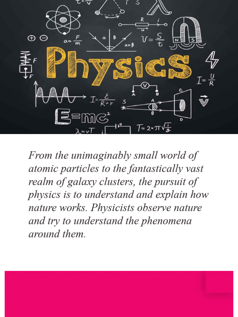 Overview of Physics Branches | PDF | Physics | Light