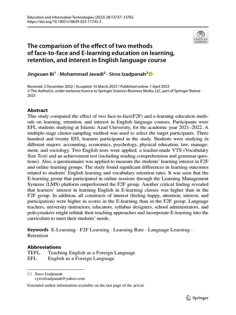 the-comparison-of-the-effect-of-two-methods-of-face-to-face-and-e