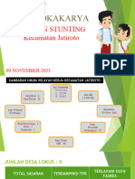 Minilokakarya Progrm Stunting Di Kec. Jatiroto