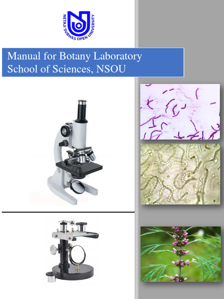 Botany Laboratory Manual Overview | PDF | Ph | Staining