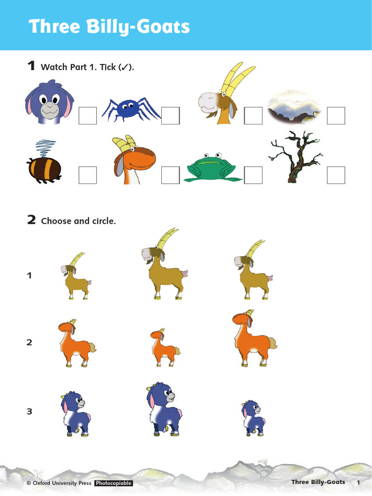 Rainbow Bridge 1-3 Three Billy-Goats | PDF