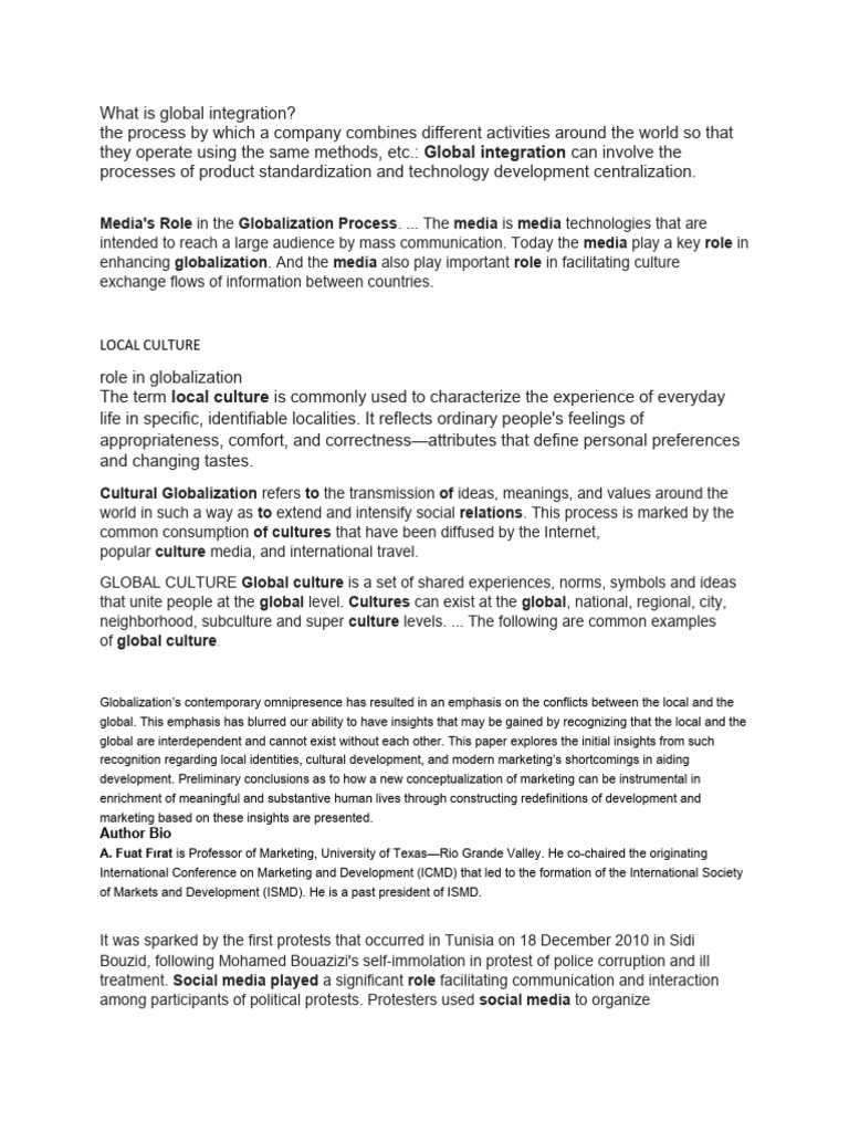 what-is-global-integration-pdf-globalization-mass-media