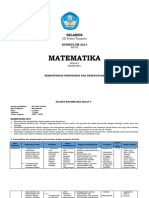 Silabus Matematika Kelas 5 Sem 1