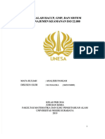 PDF Makalah Haccp GMP Sistem Manajemen Keamanan Iso 22000 - Compress