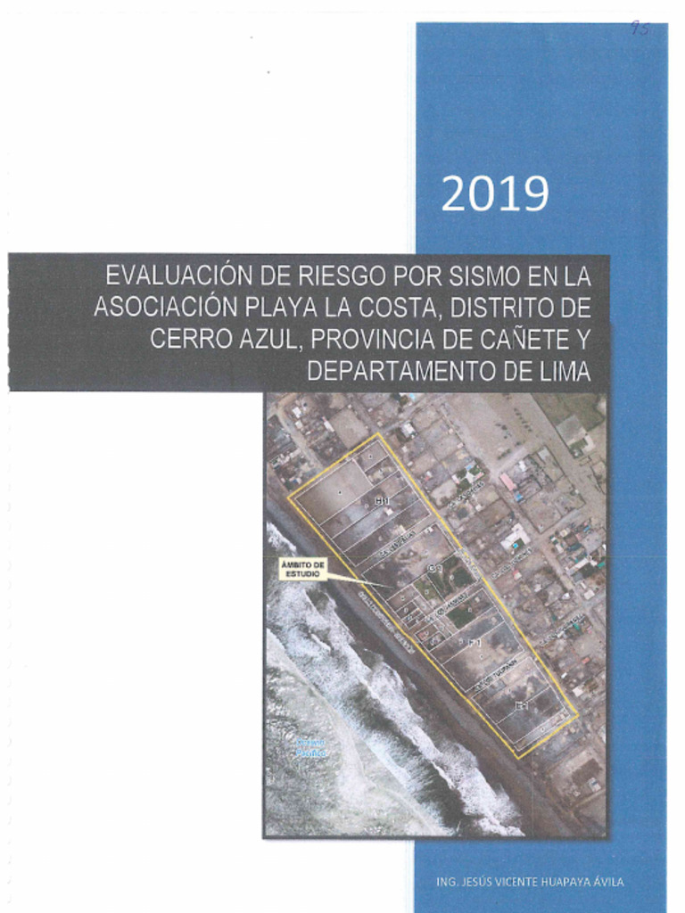 7828 Evaluacion Del Riesgo Por Sismo y Tsunami en La Asociacion Playa ...